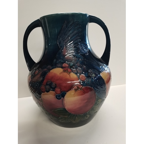 177 - Large quality Berries and Finch Moorcroft Ewer/ vase 35cm ex cond.