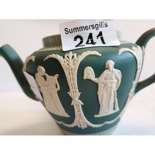 241 - Wedgewood Green Teapot