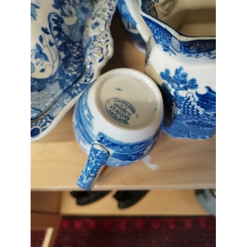 290 - Blue White Italian ware Spode