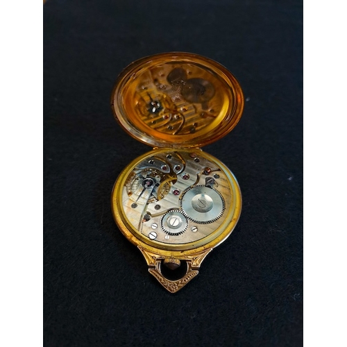 359 - 14 ct Gold ARCO Pocket Watch ( TOTAL WEIGHT 46G )