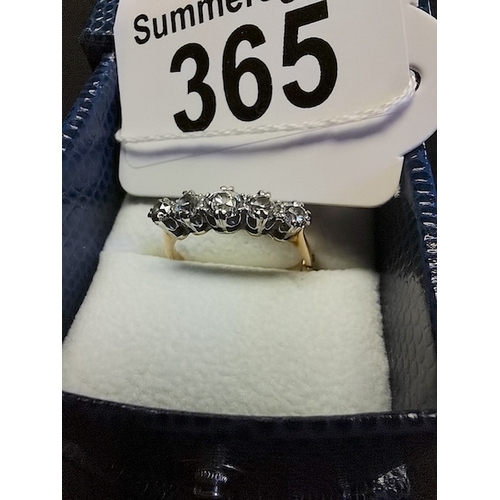 365 - Platinum 5 Diamond Ring