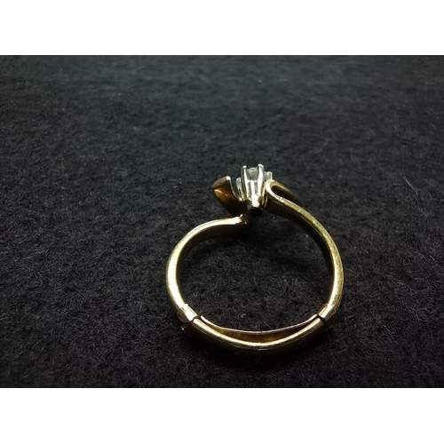 366 - 18ct Gold diamond Ring