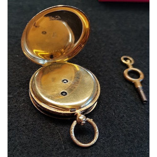 368 - 18ct Gold Ladies Pocket Watch