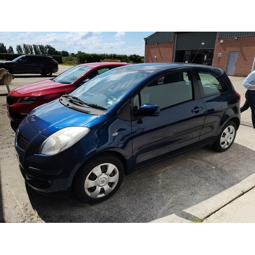 518A - Toyota Yaris T3 1.3 Petrol 08-07-2008 YL08HNC In Blue Low Mileage MOT 25th August 21