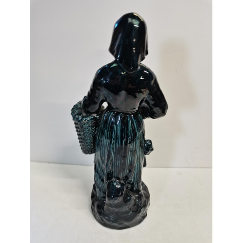 21 - Large figurne of lady with basket
