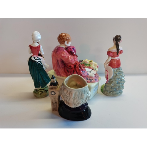 6 - Royal Doulton Toby Jug D6656 2 Royal Doulton ladies 