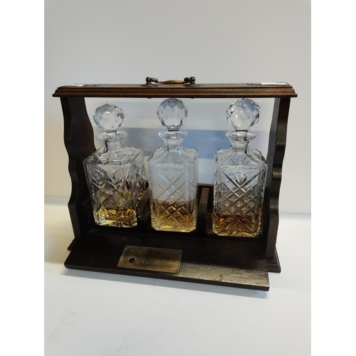 31 - Tantalus with 3 Decanters