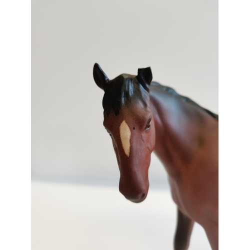 102 - X3 bay Beswick horses 2 gloss and 1 matt.