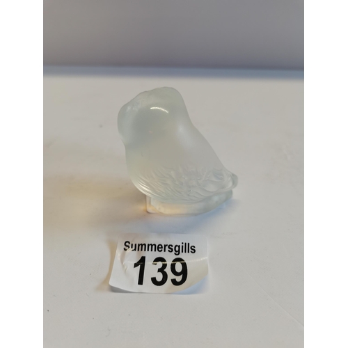 139 - Lalique owl - excellent condition