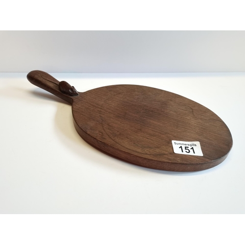 151 - Mouseman Cheeseboard - excellent condition