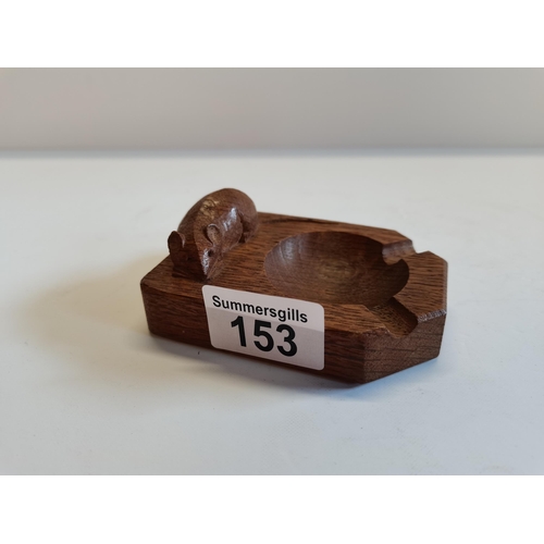 153 - Small Mouseman Ashtray - excellent condition