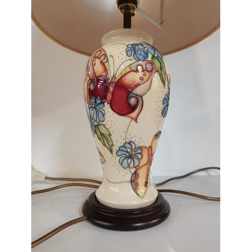 182 - Moorcroft table lamp H29cm