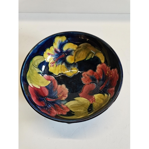 185 - Moorcroft hibiscus Bowl excellent condition