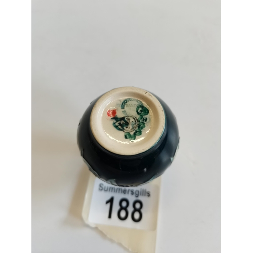 188 - Miniature Moorcroft vase