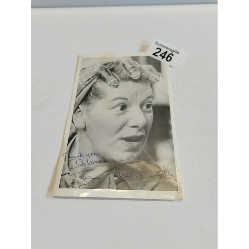 246 - signed photo of Jean Alexander