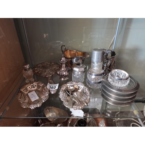 360 - collection of Silver/plated items