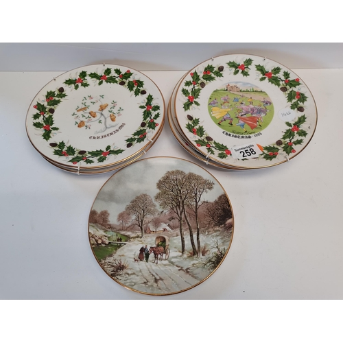 258 - Royal Grafton - 'Twelve days of Christmas' 6 plates.