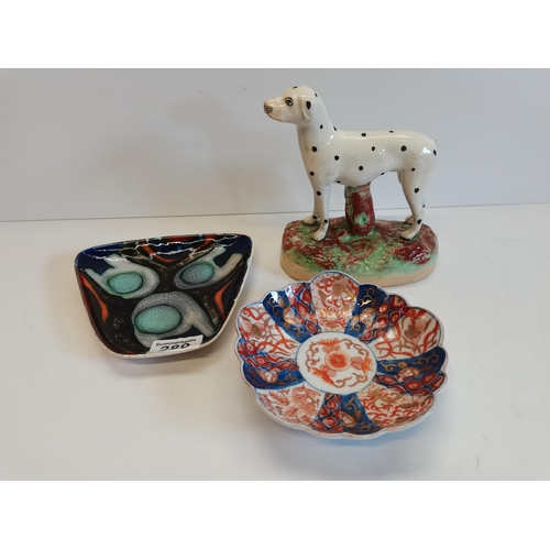 289 - Poole pottery dish plus 2 ceramic items