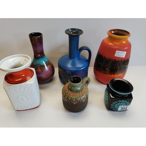 304 - Various collection of vases