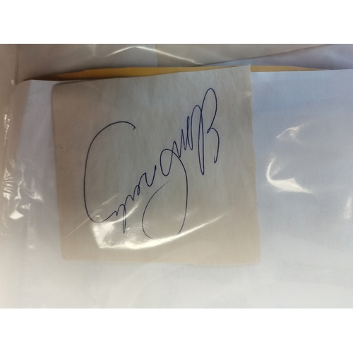 249 - 2 x Elvis Presley autographs with certificates 1970s signed at the International Hotel las Vegas rec... 