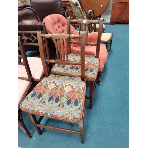 1031 - x2 Georgian dining chairs