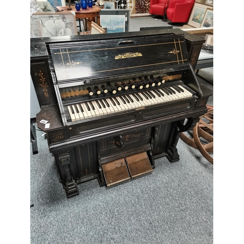 854 - Mason & Hamlin Scottish Harmonium W117cm x D59cm x H111cm