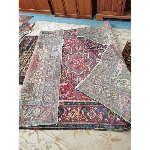 885a - Wool rug possibly afgan 2m x 3m