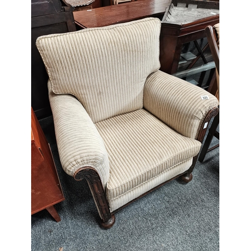 929 - cream armchair