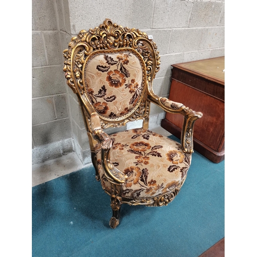 979 - Gold Gilt framed Armchair