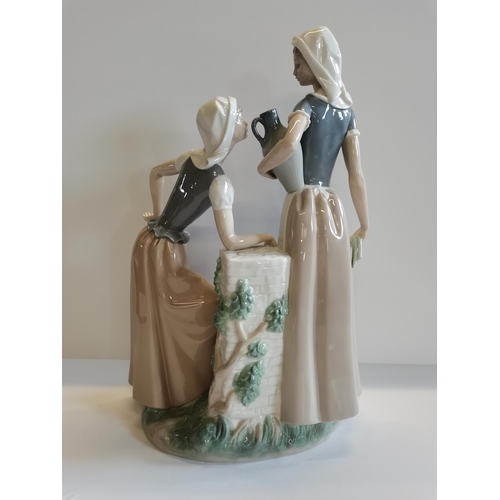 115 - Nao figure - 'Talking ladies at well' good condition