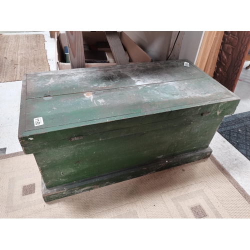 1155 - Old wooden trunk / work box