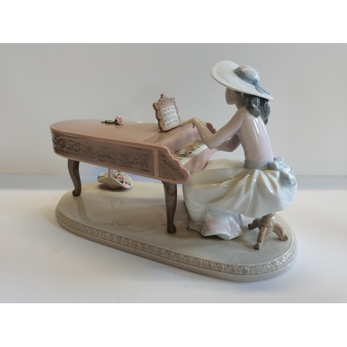 120 - Lladro figure - 'Spring Recital' - Excellent condition, no signs of cracks chips or crazing