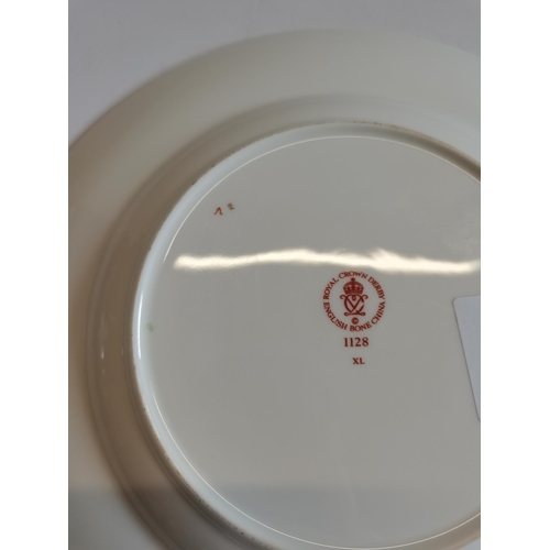 172 - Royal Crown Derby 1128 dinner  plate - Good condition  D27cm