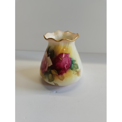 182 - Royal Worcester small vase - good condition