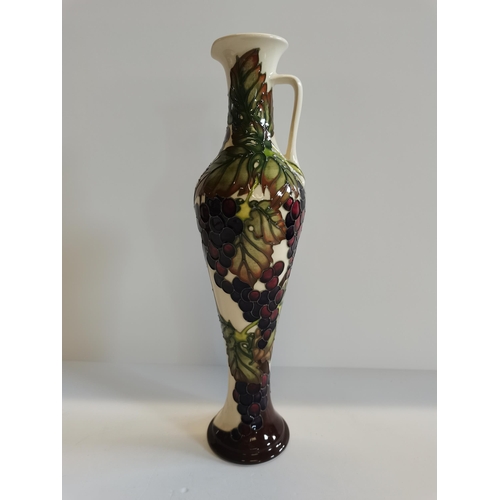 190 - Moorcroft The Grape Vine Ewer  Kelly Goodwin 2012 good condition - H32cm