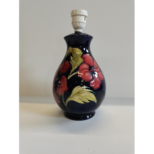 191 - Moorcroft lamp Hibiscus - no cable