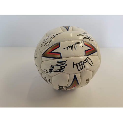 222 - York city signed football 1990