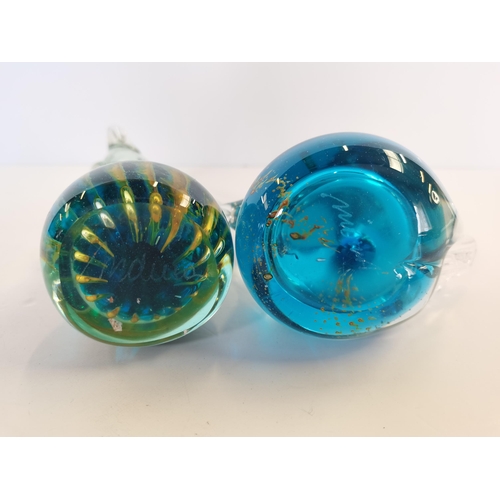 223 - A collection of glass paperweights