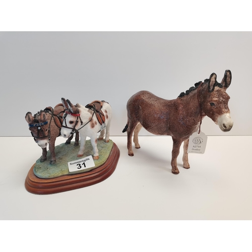 31 - Border Fine art Donkeys