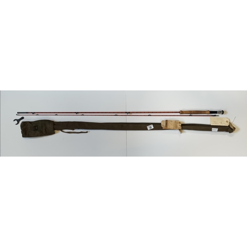 39 - Hardy Split Bamboo Fishing Rod 'Palakona' ( perfection 8ft 6