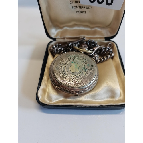 398 - Waltham pocket watch with chain