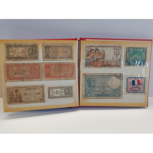 454 - Album of various bank notes from around the world