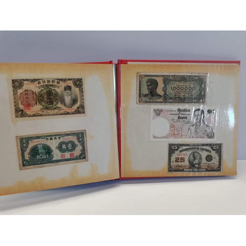 454 - Album of various bank notes from around the world