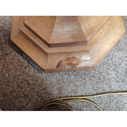 623 - Mouseman standard lamp - excellent condition