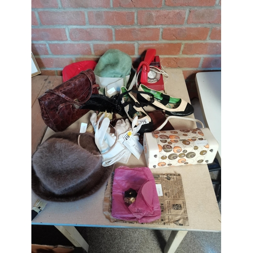 775 - Vintage Clothing Items incl Vivienne Westwood Melissa Shoes, Rundholz Shoes, Crocodile Skin Handbag ... 