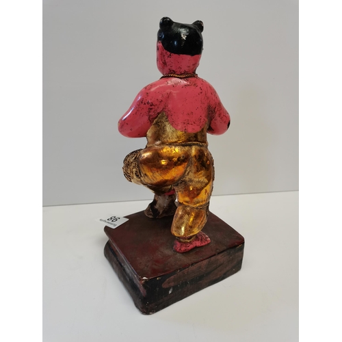 98 - Oriental wooden figure