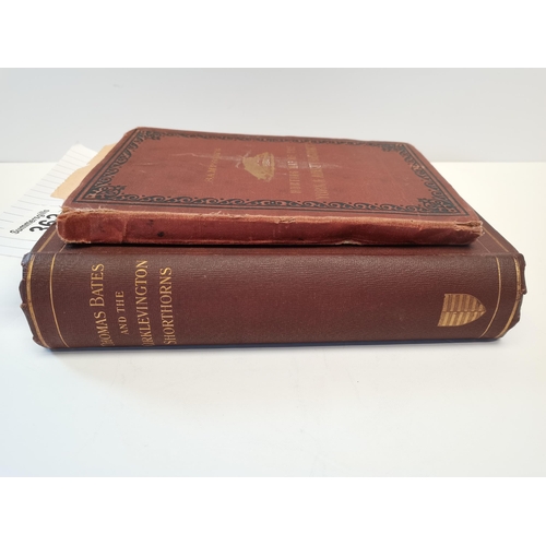 363 - Book - Very rare Thomas Bates Kirk Levington short horns 1897 plus Sampsons Hunting map of the York ... 