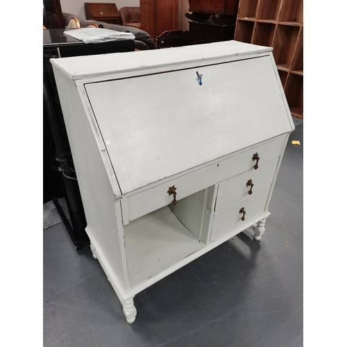 954a - Painted writing bureau