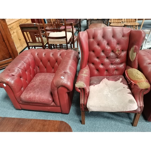 906 - Chesterfield armchair