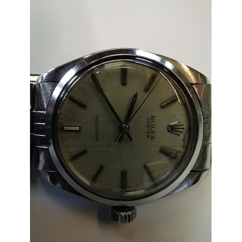 465e - Mans Rolex Oyster Automatic presicion with original box